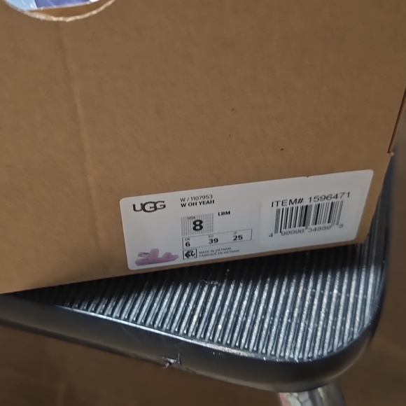 Ugg Oh Yeah Slipper Sandal Purple Size 8 - Picture 2 of 6